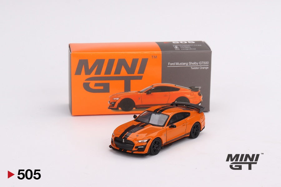 Mini GT - Ford Mustang Shelby GT500 Twister Orange - Scale 1/64 MGT00505 RDH