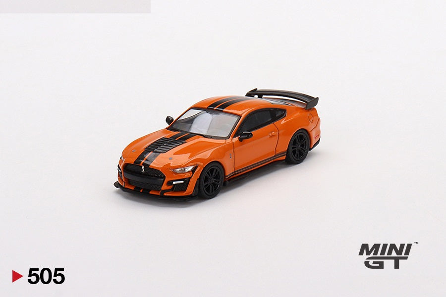 Mini GT - Ford Mustang Shelby GT500 Twister Orange - Scale 1/64 MGT00505 RDH