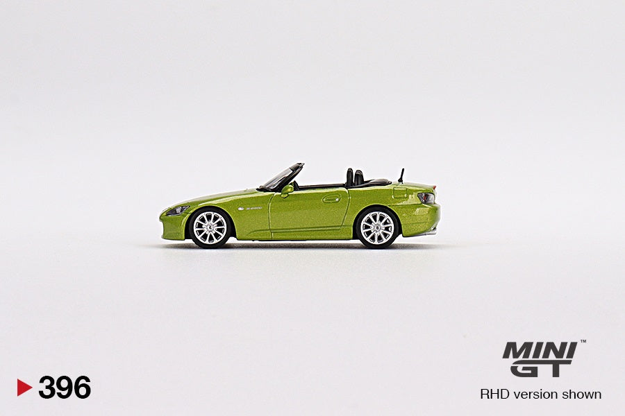 Mini GT - Honda S2000 (AP2) Lime Green Metallic - Scale 1/64 MGT00396 RHD