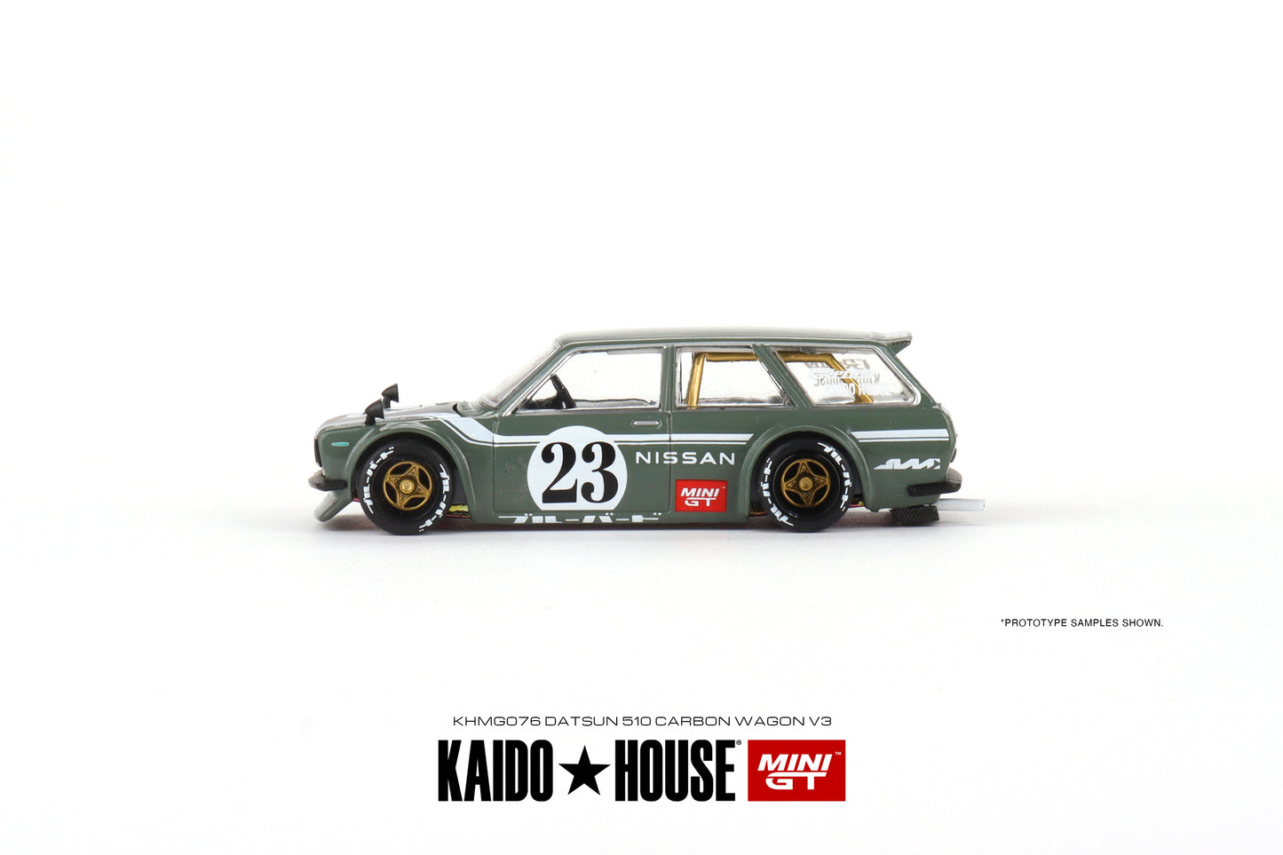 Mini GT - Datsun KAIDO 510 Wagon CARBON FIBER V3 - KAIDO HOUSE - Scala 1/64 KHMG076