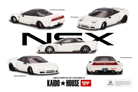 Mini GT - Honda NSX (NA1) Kaido WORKS V2 - KAIDO HOUSE - Scala 1/64 KHMG148