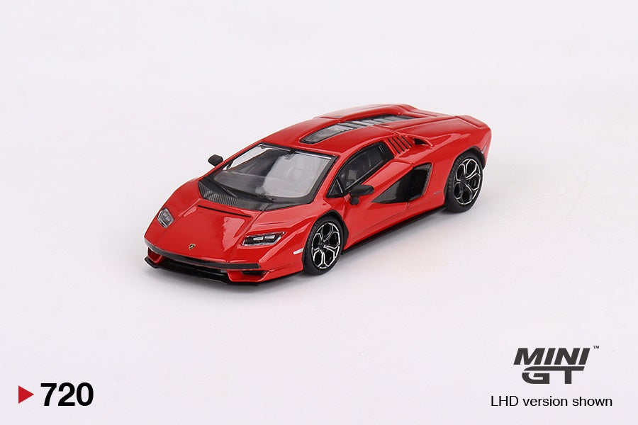 Mini GT - Lamborghini Countach LPI 800-4 Rosso Mars LHD - Scala 1/64 MGT00720