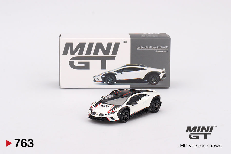 Mini GT - Lamborghini Huracán Sterrato Bianco Asopo - 1/64 Scale MGT00763-L