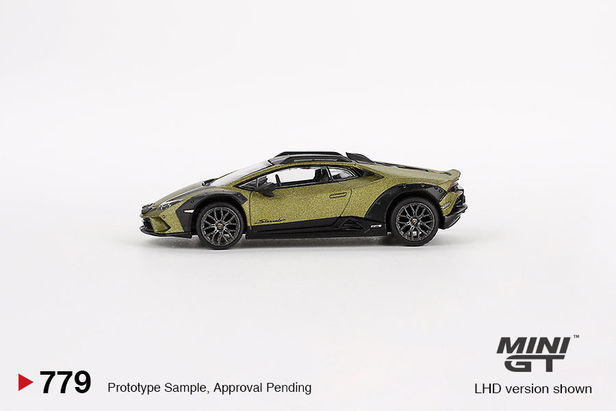 Mini GT - Lamborghini Huracán Sterrato Verde Gea Matt - Scale 1/64 MGT00779-L