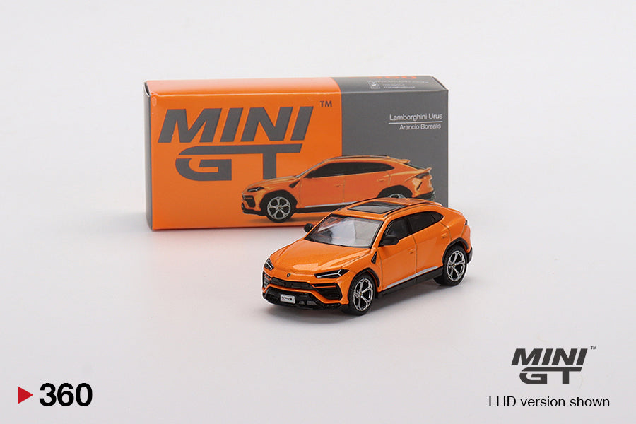 Mini GT - Lamborghini Urus Arancio Borealis RDH - Scala 1/64 MGT00360-R