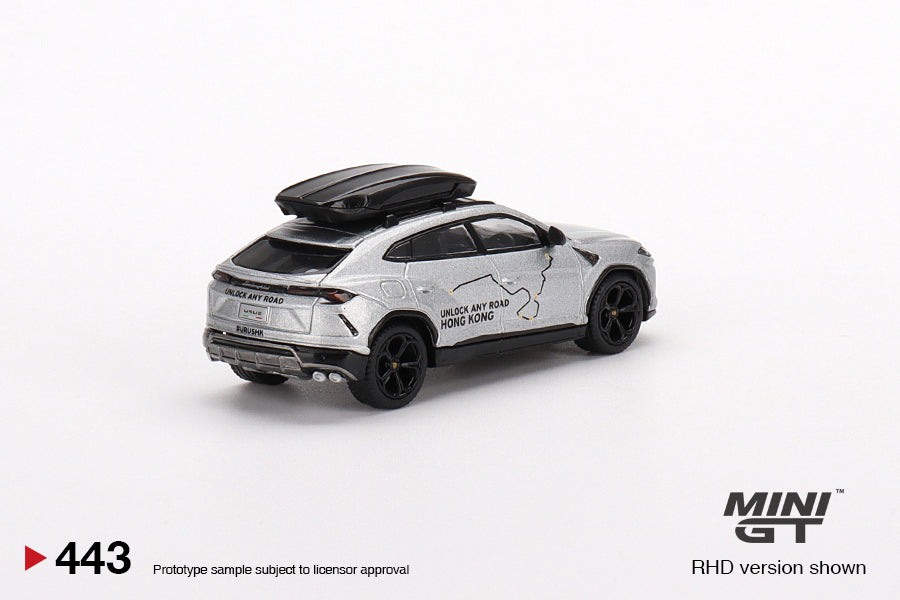 Mini GT - Lamborghini Urus "UNLOCK ANY ROAD HONG KONG" HK Exclusive - Scala 1/64  MGT00443-R