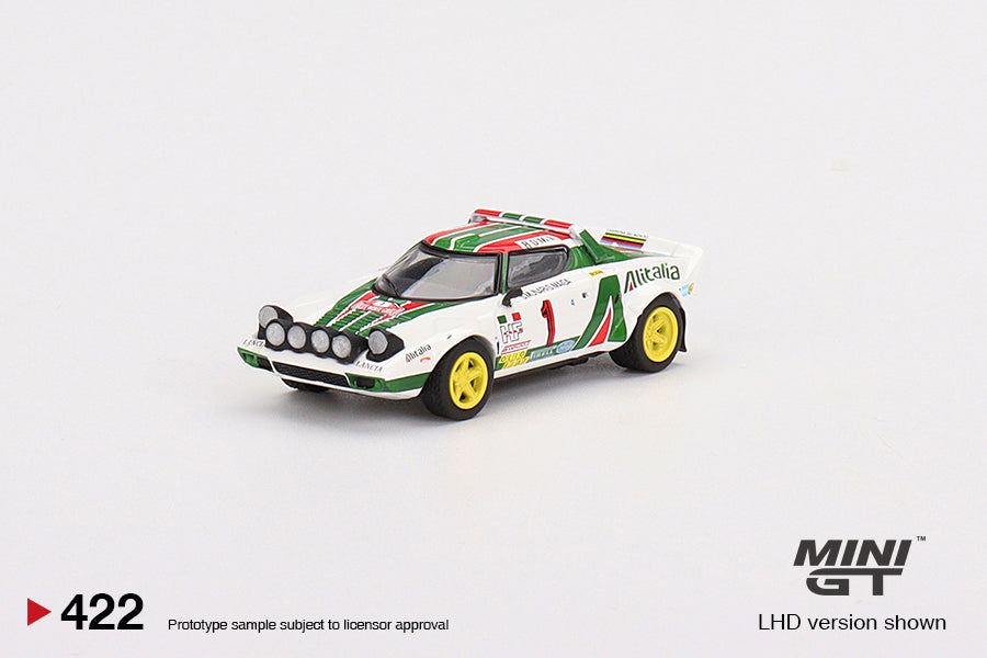 Mini GT - Lancia Stratos HF 1977 Rally MonteCarlo Winner #1 - Scala 1/64 MGT00422