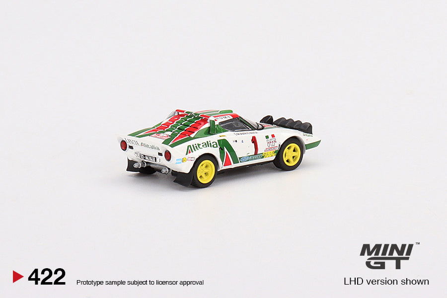 Mini GT - Lancia Stratos HF 1977 Rally MonteCarlo Winner #1 - Scala 1/64 MGT00422