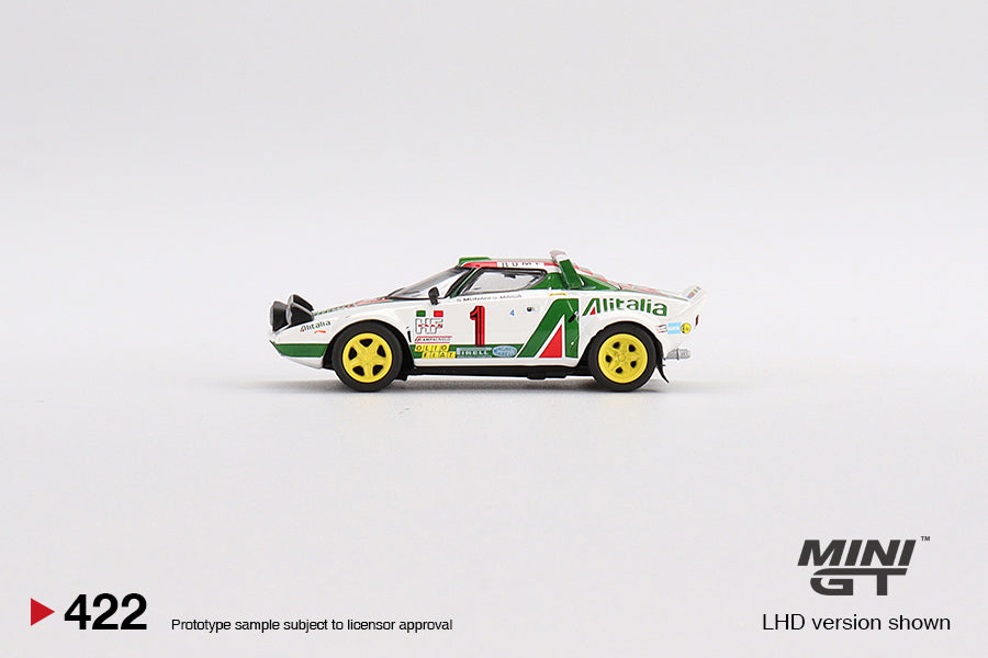 Mini GT - Lancia Stratos HF 1977 Rally MonteCarlo Winner #1 - Scale 1/64 MGT00422