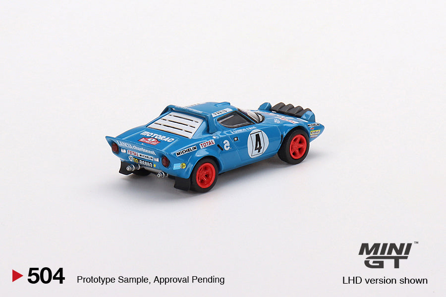 Mini GT - Lancia Stratos HF 1979 Rally MonteCarlo Winner #4 - Scala 1/64 MGT00504