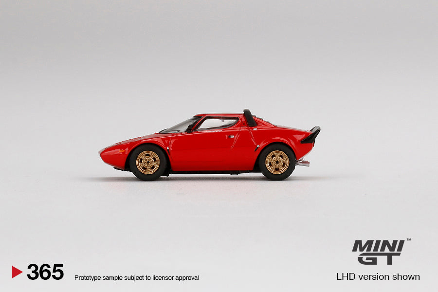 Mini GT - Lancia Stratos HF Stradale Red Orange LDH - 1/64 Scale MGT00365