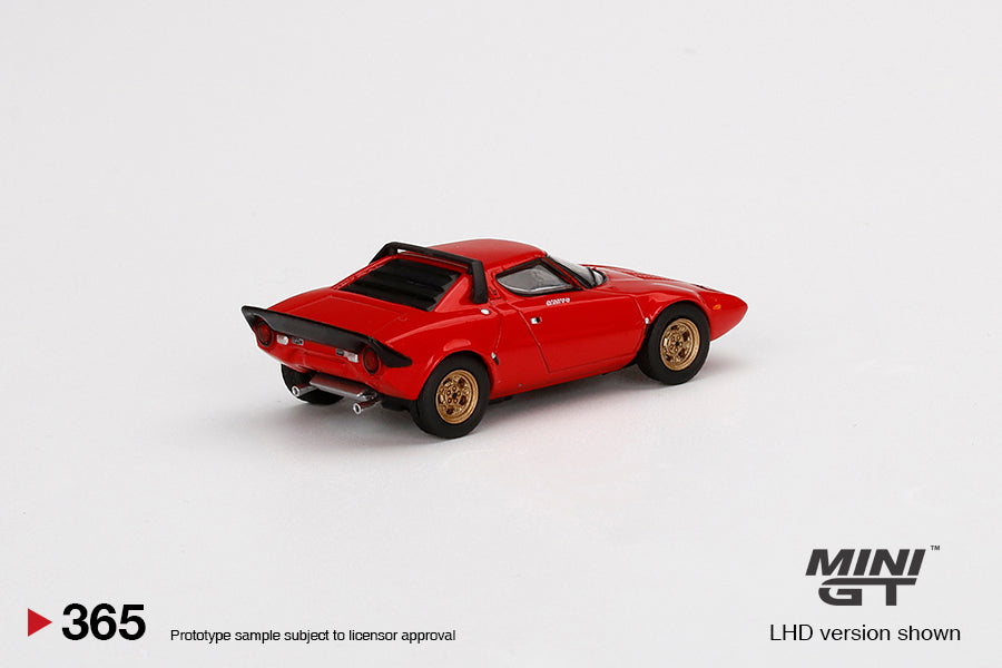 Mini GT - Lancia Stratos HF Stradale Red Orange LDH - 1/64 Scale MGT00365