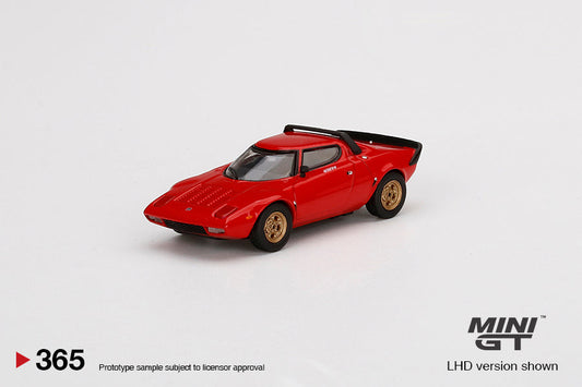 Mini GT - Lancia Stratos HF Stradale Red Orange LDH - 1/64 Scale MGT00365