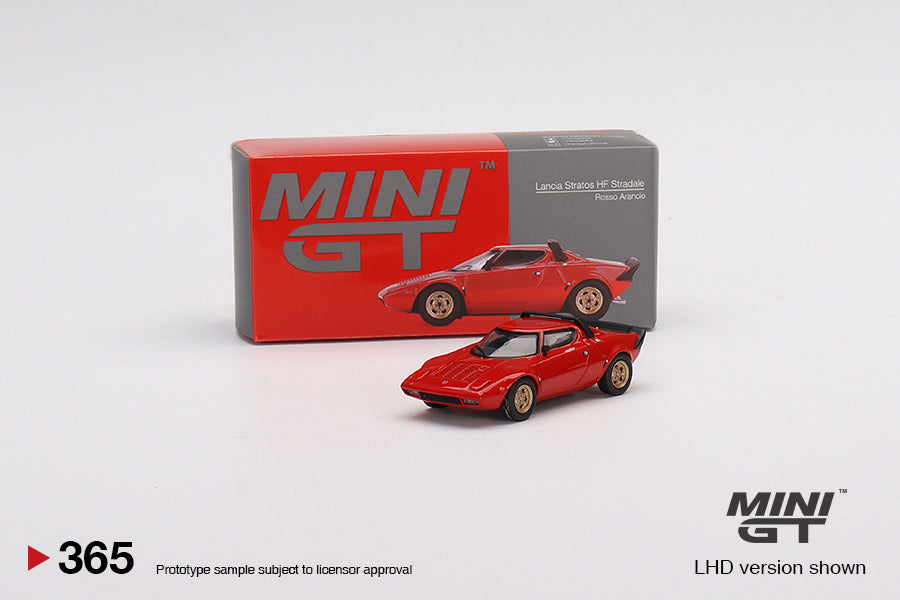 Mini GT - Lancia Stratos HF Stradale Rosso Arancio LDH - Scala 1/64 MGT00365