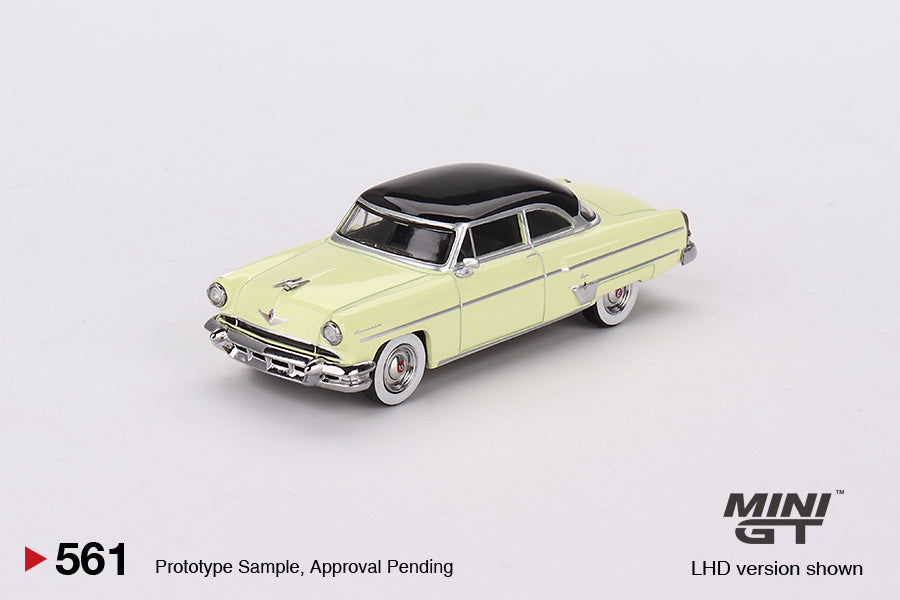 Mini GT - Lincoln Capri 1954 Premier Yellow LHD - Scale 1/64 MGT00561