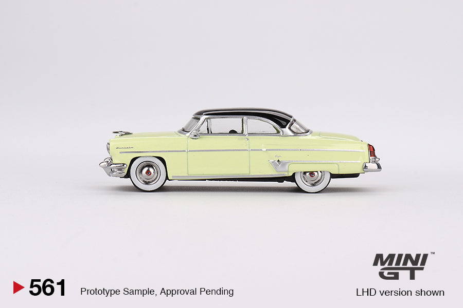 Mini GT - Lincoln Capri 1954 Premier Yellow LHD - Scale 1/64 MGT00561