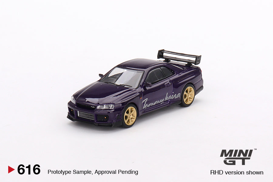 Mini GT - Nissan Skyline GT-R (R34) Tommykaira R-z Midnight Purple - Scala 1/64 MGT00616-R