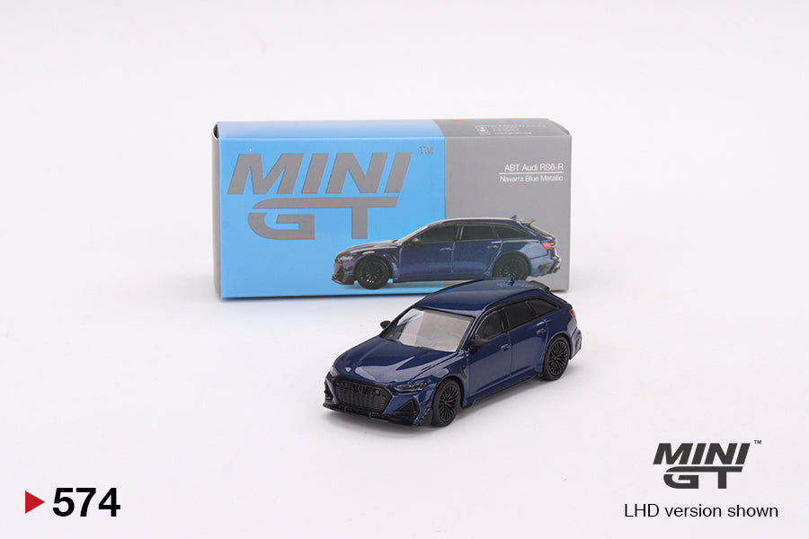 Mini GT - ABT Audi RS6-R Navarra Blue Metallic - Scale 1/64 MGT00574-L LHD