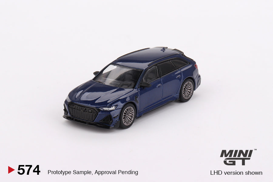 Mini GT - ABT Audi RS6-R Navarra Blue Metallic - Scale 1/64 MGT00574-L LHD