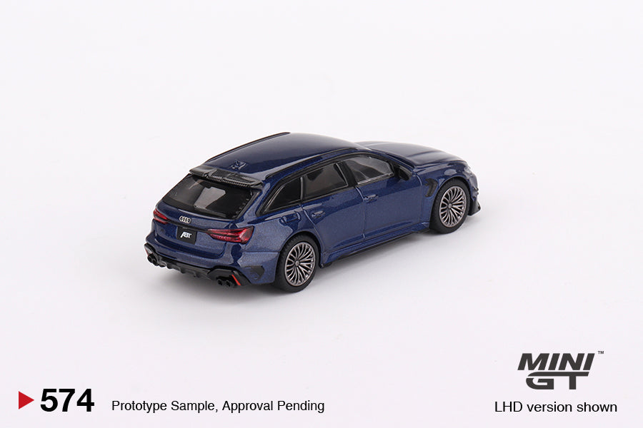 Mini GT - ABT Audi RS6-R Navarra Blue Metallic - Scale 1/64 MGT00574-L LHD