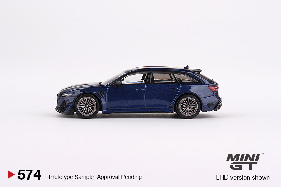 Mini GT - ABT Audi RS6-R Navarra Blue Metallic - Scale 1/64 MGT00574-L LHD