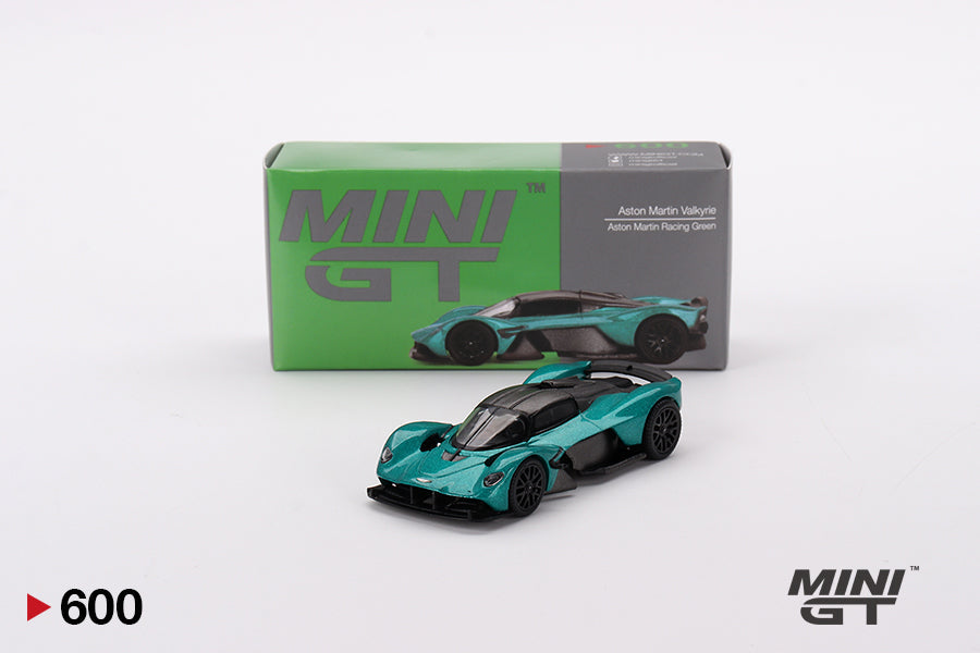 Mini GT - Aston Martin Valkyrie Aston Martin Racing Green - Scala 1/64 MGT00600