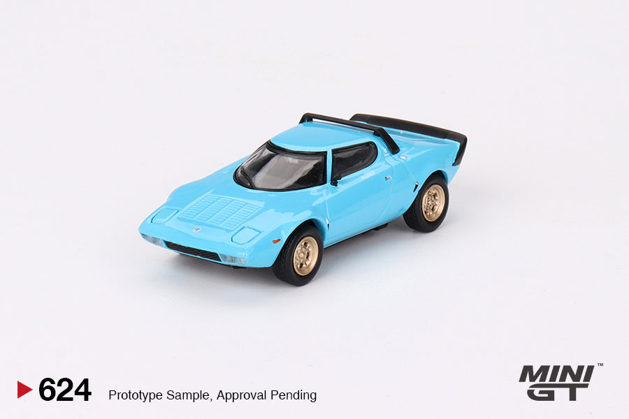 Mini GT - Lancia Stratos HF Stradale Light Blue - 1/64 Scale MGT00624