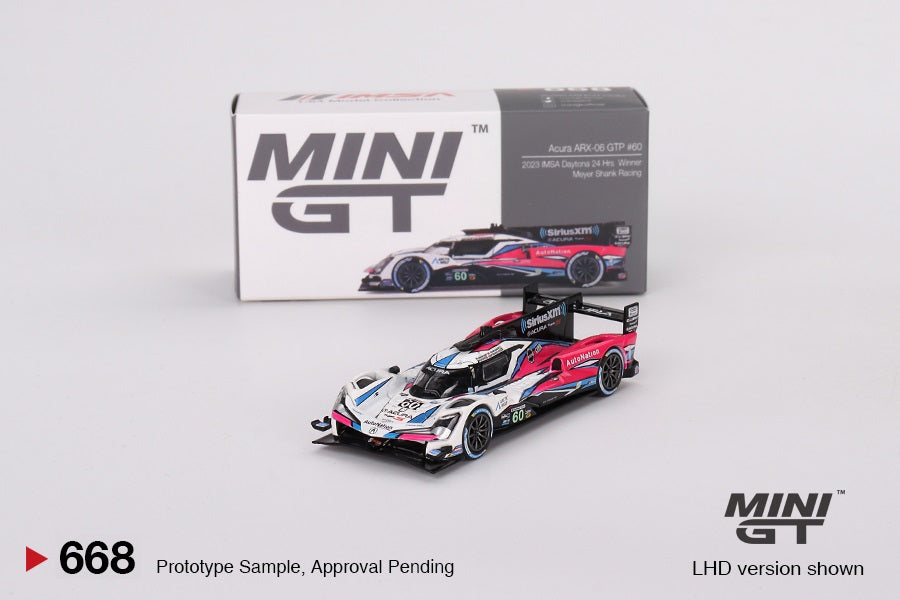 Mini GT - Acura ARX-06 GTP #60 2023 IMSA Daytona 24 Hrs Winner - Scale 1/64 MGT00668