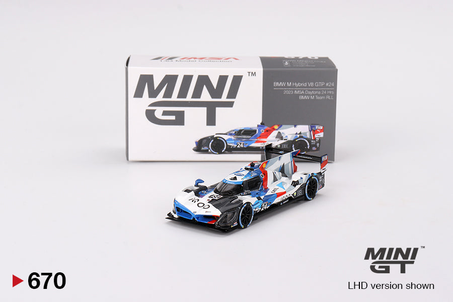 Mini GT - BMW M Hybrid V8 GTP #24 2023 IMSA Daytona 24 Hrs - Scale 1/64 MGT00670