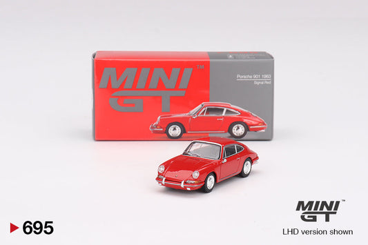 Mini GT - Porsche 901 1963 Signal Red LHD - Scala 1/64 MGT00695