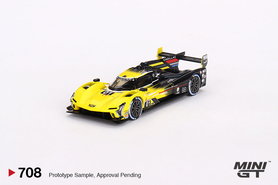 Mini GT - Cadillac V-Series.R #01 Cadillac Racing 2023 IMSA Daytona 24 Hrs 3rd Place - Scala 1/64 MGT00708