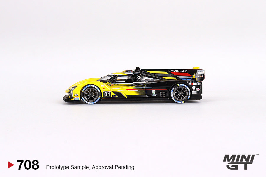 Mini GT - Cadillac V-Series.R #01 Cadillac Racing 2023 IMSA Daytona 24 Hrs 3rd Place - Scale 1/64 MGT00708