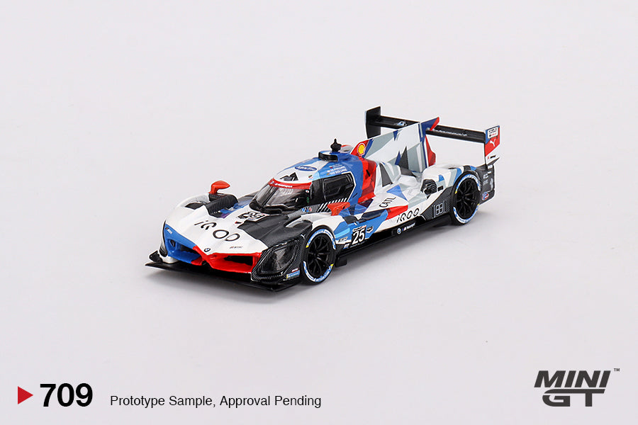 Mini GT - BMW M Hybrid V8 #25 BMW M Team RLL 2023 IMSA Sebring 12 Hrs 2nd Place - Scale 1/64 MGT00709