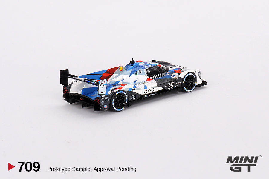 Mini GT - BMW M Hybrid V8 #25 BMW M Team RLL 2023 IMSA Sebring 12 Hrs 2nd Place - Scale 1/64 MGT00709