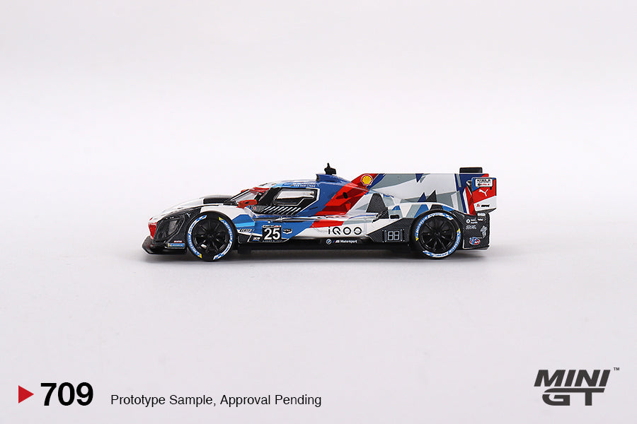 Mini GT - BMW M Hybrid V8 #25 BMW M Team RLL 2023 IMSA Sebring 12 Hrs 2nd Place - Scale 1/64 MGT00709