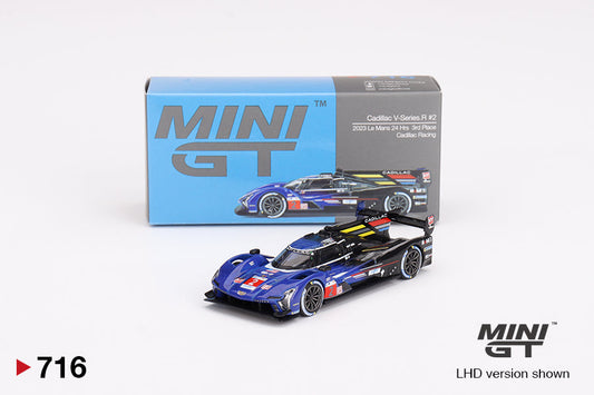 Mini GT - Cadillac V-Series.R #2 Cadillac Racing 2023 Le Mans 24 Hrs 3rd Place - Scale 1/64 MGT00716