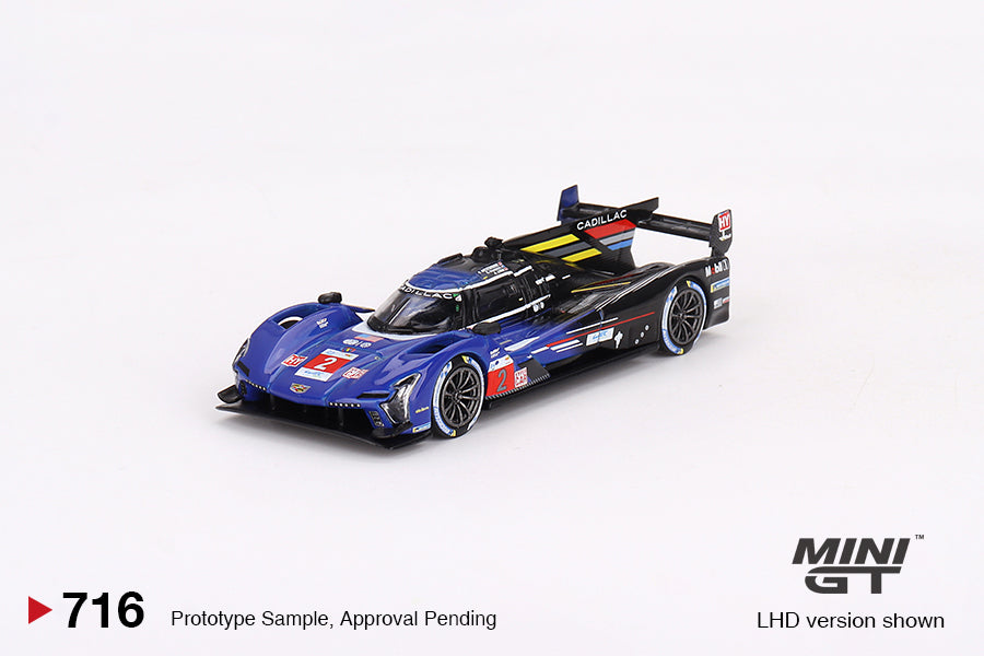 Mini GT - Cadillac V-Series.R #2 Cadillac Racing 2023 Le Mans 24 Hrs 3rd Place - Scale 1/64 MGT00716