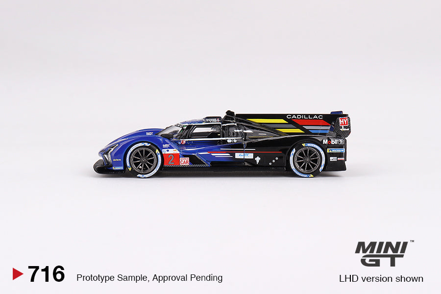 Mini GT - Cadillac V-Series.R #2 Cadillac Racing 2023 Le Mans 24 Hrs 3rd Place - Scale 1/64 MGT00716