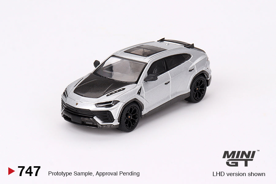 Mini GT - Lamborghini Urus Performante Grigio Nimbus LDH - Scala 1/64 MGT00747-L