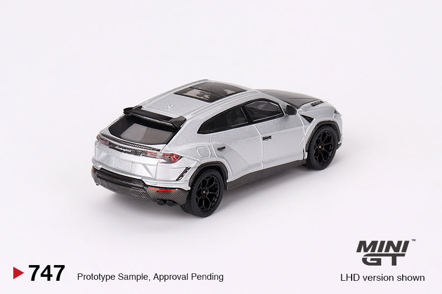 Mini GT - Lamborghini Urus Performante Grigio Nimbus LDH - Scala 1/64 MGT00747-L