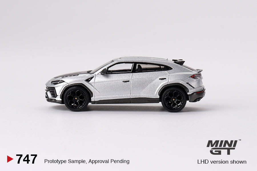 Mini GT - Lamborghini Urus Performante Grigio Nimbus LDH - Scala 1/64 MGT00747-L