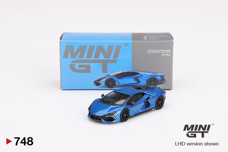 Mini GT - Lamborghini Revuelto Blu Eleos - Scale 1/64 MGT00748 LDH