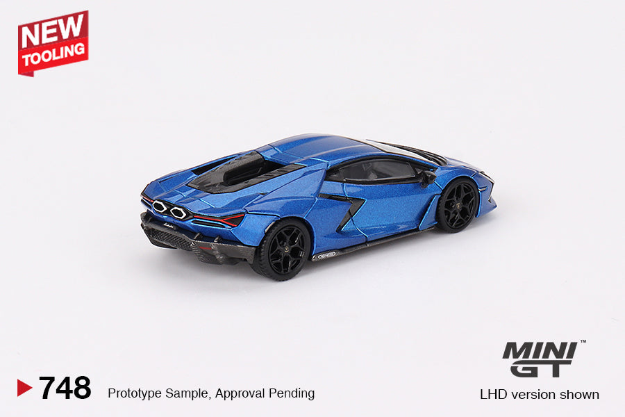 Mini GT - Lamborghini Revuelto Blu Eleos - Scale 1/64 MGT00748 LDH