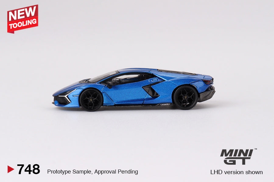 Mini GT - Lamborghini Revuelto Blu Eleos - Scale 1/64 MGT00748 LDH