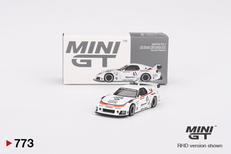 Mini GT - MAZDA RX-7 LB-Super Silhouette #41 Number Reserve - Scale 1/64 MGT00773-R