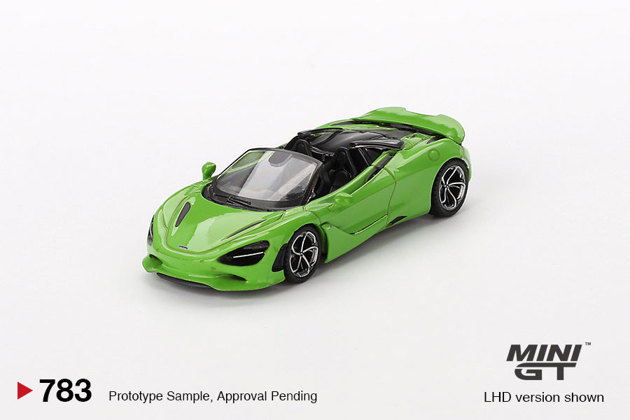 Mini GT - McLaren 750S Spider Mantis Green LHD - Scale 1/64 MGT00783-L