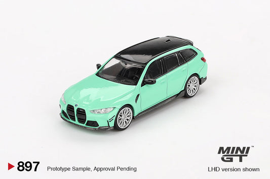 [PRE-ORDER] Mini GT - BMW M3 Touring (G81) M Perfomance Mint Green 2022 - Scala 1/64 MGT00897-L