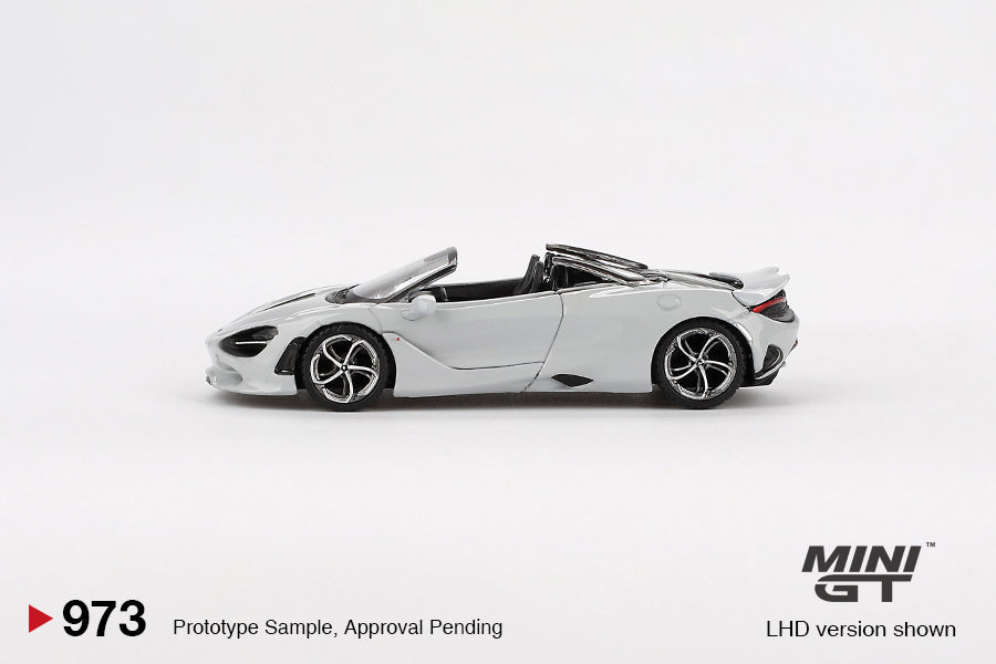 [PRE-ORDER] Mini GT - McLaren 750S Spider Cirrus Gray 2024 - Scale 1/64 MGT00973-L