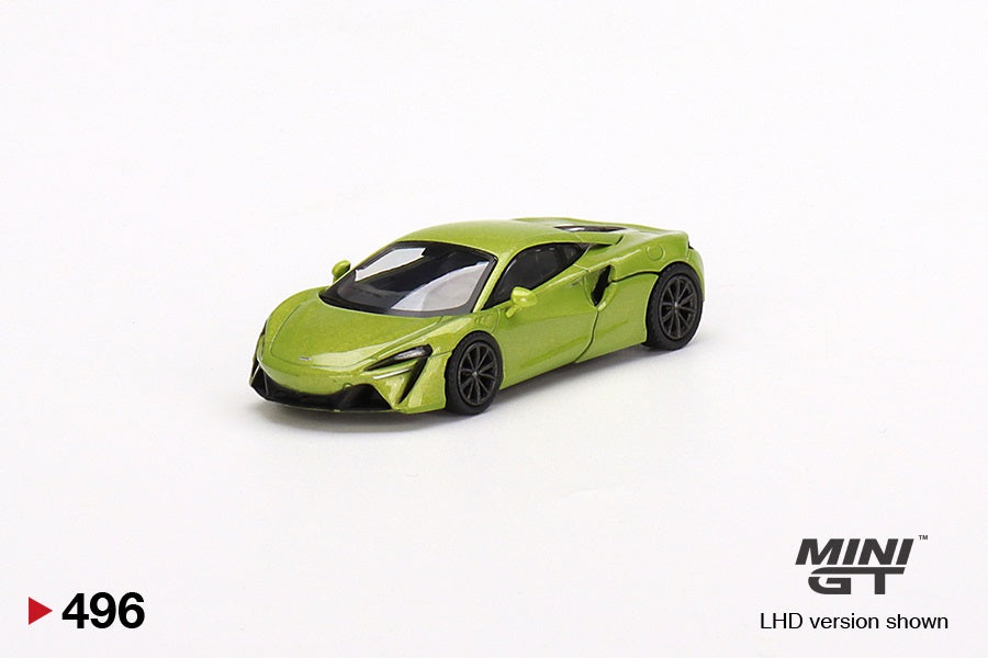 Mini GT - McLaren Artura Flux Green MiJo Exclusives - Scale 1/64 MGT00496MJ