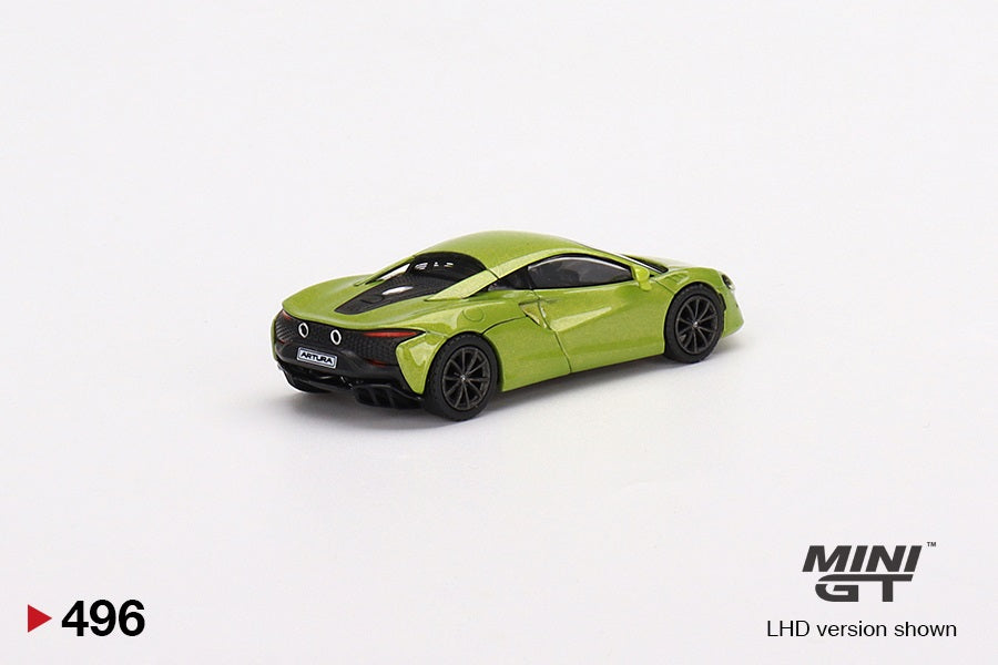 Mini GT - McLaren Artura Flux Green MiJo Exclusives - Scale 1/64 MGT00496MJ